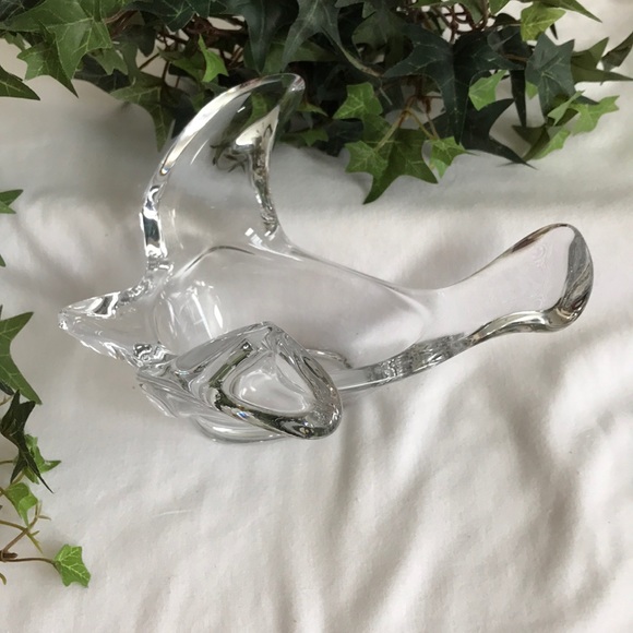 Accents Flying Bird Art Glass Candy Dishbowl Heavy Glass Poshmark